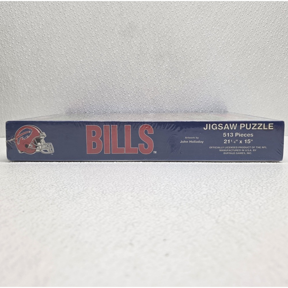 NFL Buffalo Bills Fandemonium Jigsaw Puzzle Vintage 1994 John Holladay - Picture 16 of 16